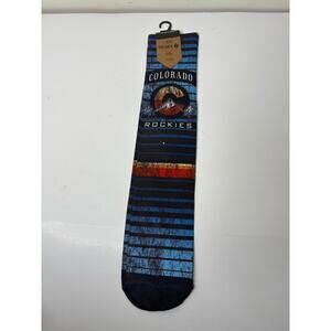Colorado Rockies City Mountain Casual Crew Socks L -XL The Sock Light Cusion NEW